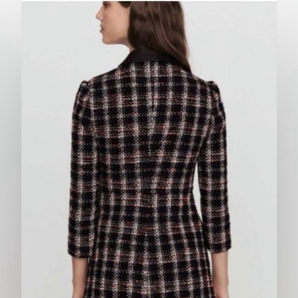 MAJE Plaid Button-Down Dress - Picture 5 of 13